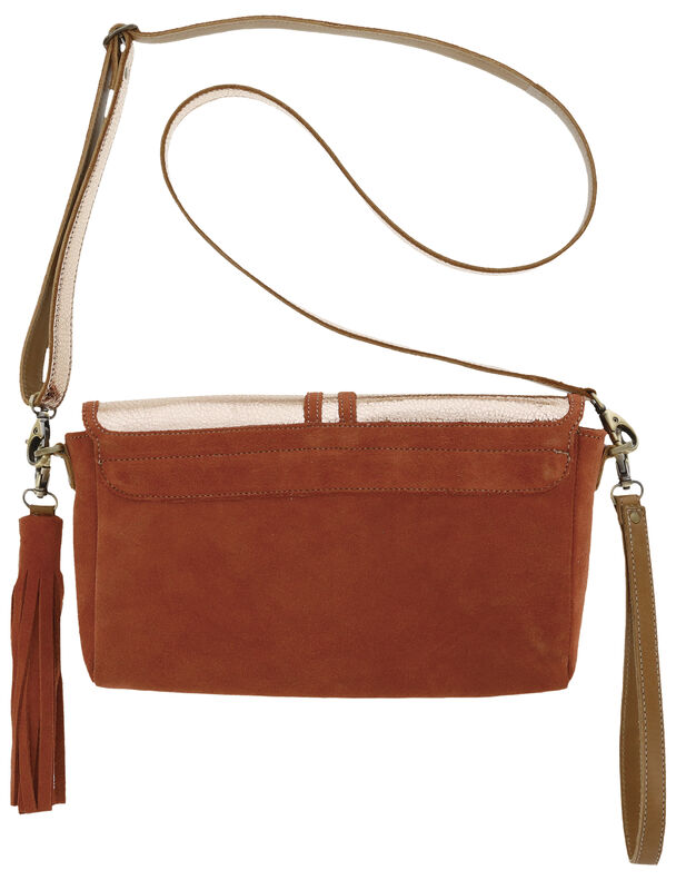 Seight Clutch Rust Back View